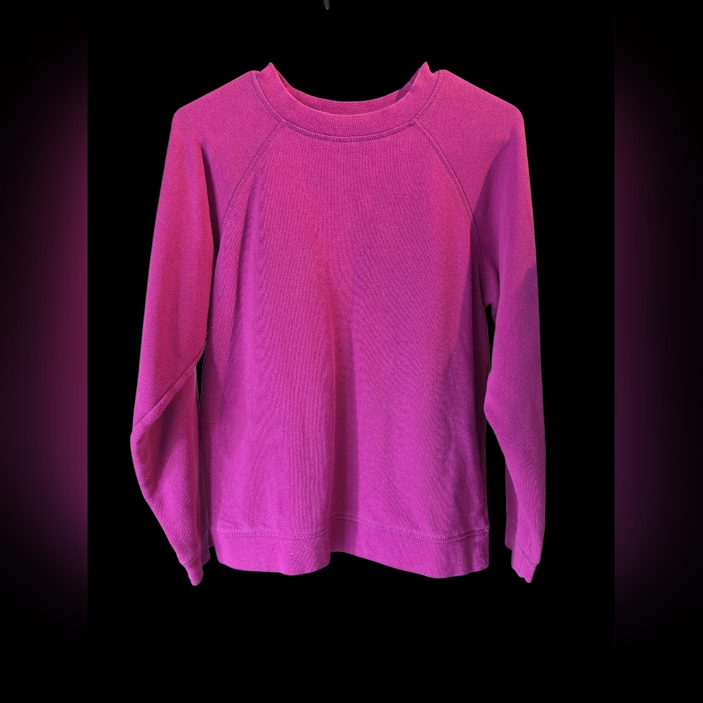 Top Shop Women's Magenta Sweat Shirt Euc Size 8